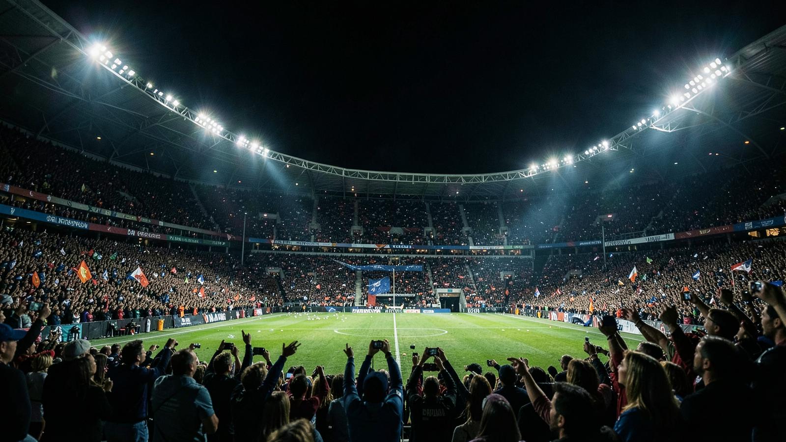 Clássico decisivo lota estádio e define liderança do campeonato